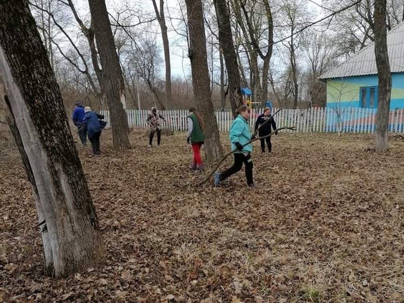 У Бакшанському старостаті пройшла акція "За чисте довкілля"